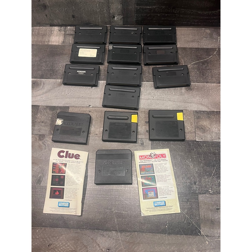 Sega Genesis Game Lot of 14 Road Rash Shaq Fu Animaniacs Monopoly Clue TESTED - Picture 4 of 16